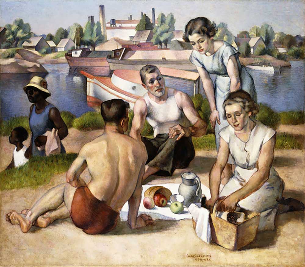 The Picnic, 1934-1935 de Simka Simkhovitch