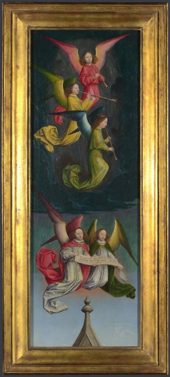 A Choir of Angels (from the St Bertin Altarpiece) de Simon Marmion