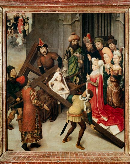 St. Helena and the Miracle of the True Cross de Simon Marmion