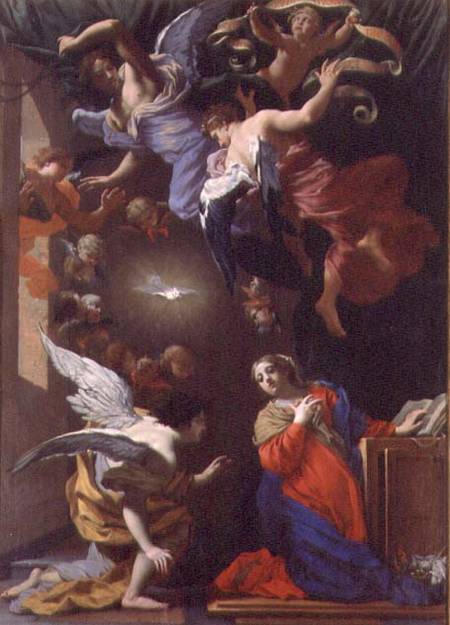 The Annunciation (panel) de Simon Vouet