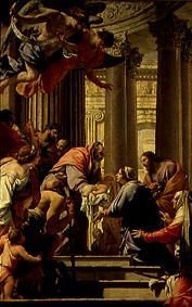 The Darbringung Jesu in the temple de Simon Vouet