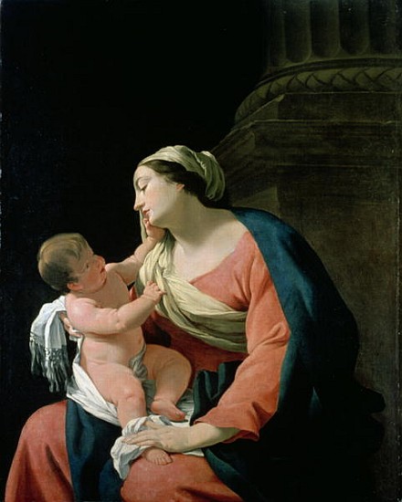 Madonna and Child, 17th century de Simon Vouet
