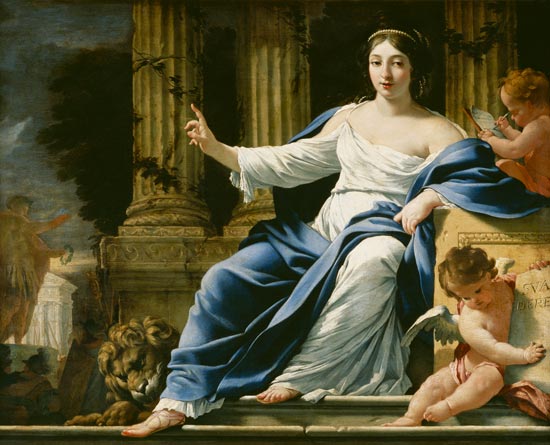 Polymnia, the Muse of Eloquence de Simon Vouet