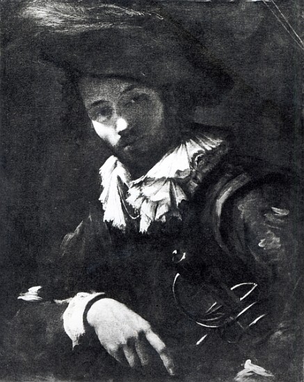 Portrait of a mercenary, 1621-25 de Simon Vouet