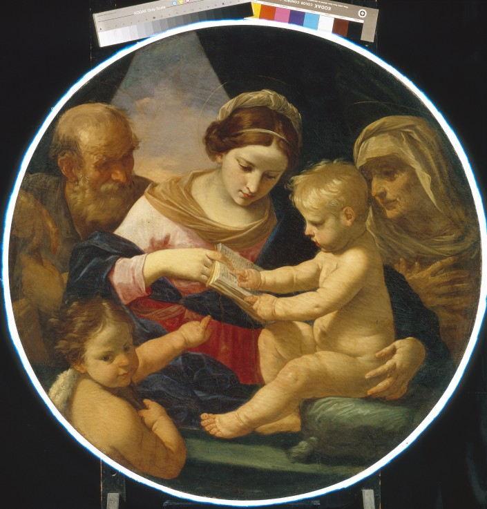 The Holy Family with John the Baptist and Saint Elizabeth de Simone Cantarini