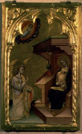 The Annunciation (tempera & gold on panel)