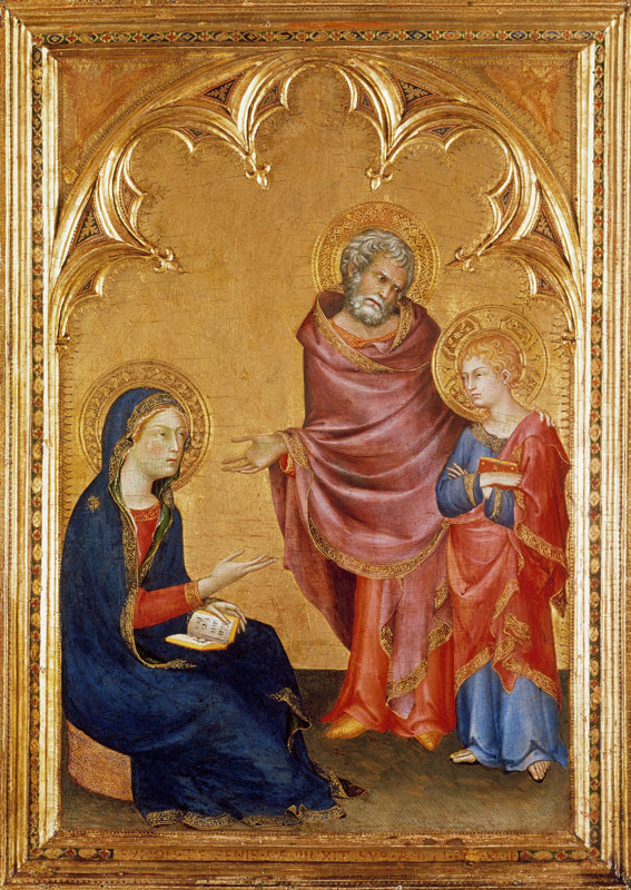 Jesus in the Temple de Simone Martini