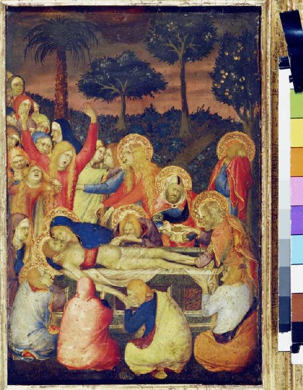 The burial Christi. de Simone Martini