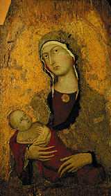 Madonna with child. de Simone Martini