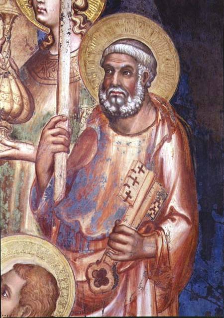 Maesta, detail of St. Peter de Simone Martini