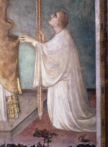 Simone Martini, Wunder der Messe,Diakon de Simone Martini
