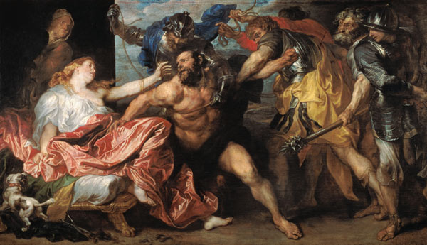 The Arrest of Samson de Sir Anthonis van Dyck