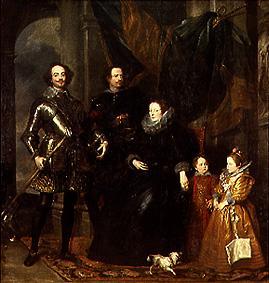 Portrait of the family Lomellini. de Sir Anthonis van Dyck