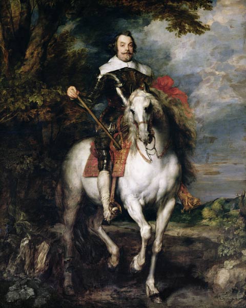 Equestrian Portrait of Don Francisco de Moncada (1586-1635) de Sir Anthonis van Dyck
