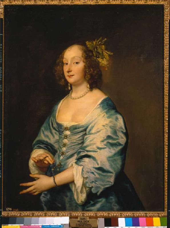 Maria Ruthwein, the wife of the painter. de Sir Anthonis van Dyck