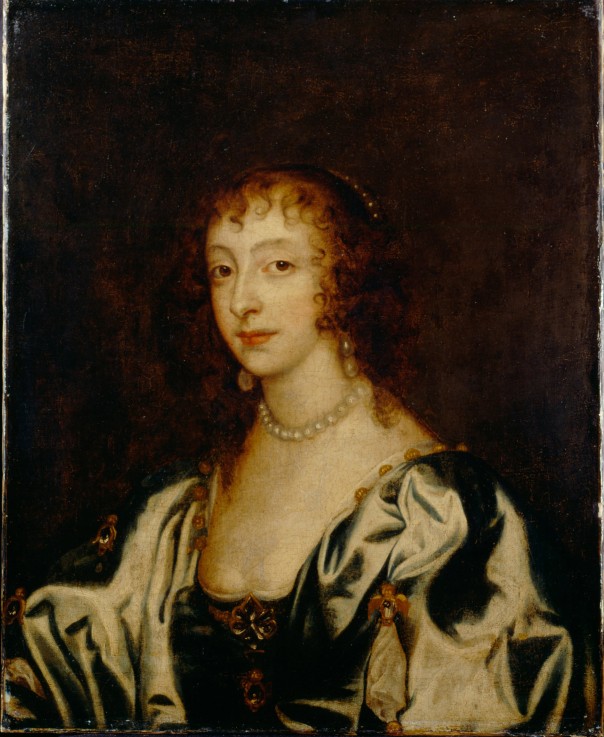 Portrait of Queen Henrietta Maria of France (1609-1669) de Sir Anthonis van Dyck