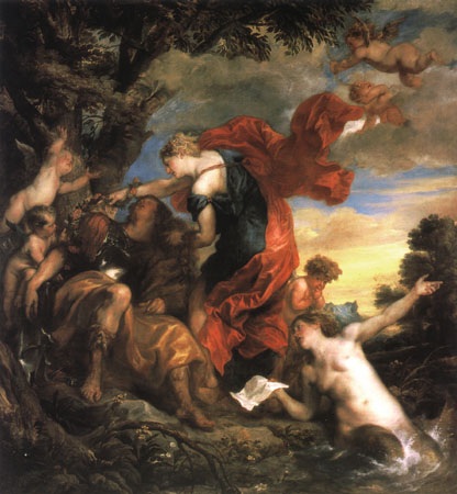 Rinaldo and Armida de Sir Anthonis van Dyck