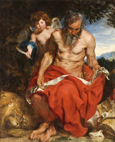 Saint Jerome de Sir Anthonis van Dyck
