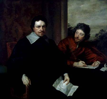Thomas Wentworth, 1st Earl of Strafford (1593-1641) with Sir Philip Mainwaring (1589-1661) de Sir Anthonis van Dyck