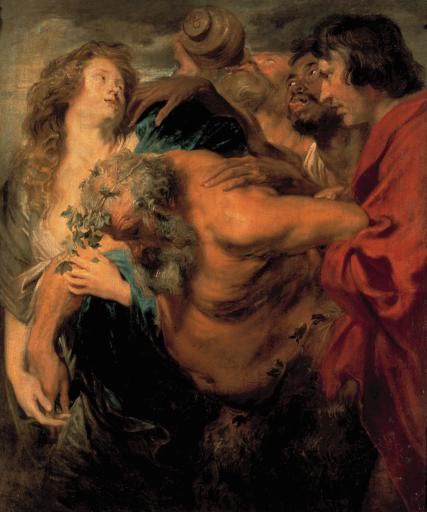 Der trunkene Silen de Sir Anthonis van Dyck