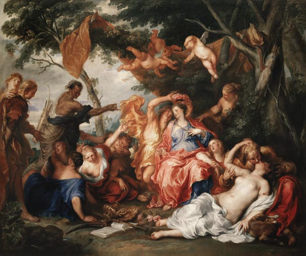 Amarillys und Mirtillo de Sir Anthony van Dyck