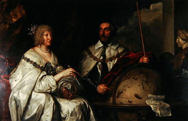 The Madagascar portrait of Thomas Howard and his wife Aletheia Talbot, 1635 (oil on canvas) de Sir Anthony van Dyck