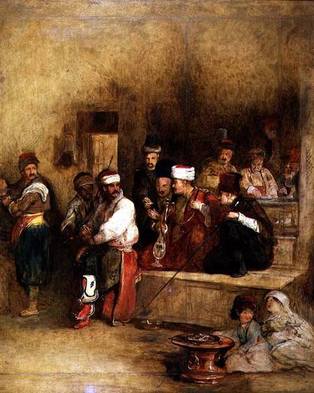 A Tartar Messenger Narrating the News of the Victory of St. Jean D'Acre de Sir David Wilkie