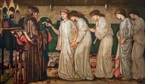 Prinzessin Sabra zieht das Los de Sir Edward Burne-Jones
