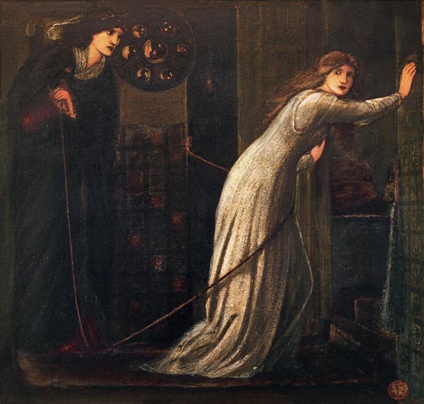 Schön Rosamund und Königin Eleanor de Sir Edward Burne-Jones