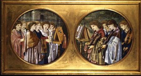 Choristers and Musicians de Sir Edward Burne-Jones