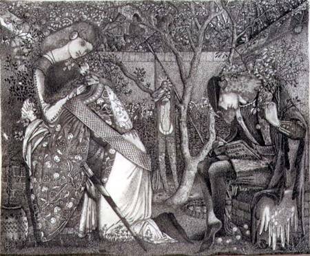 The Knight's Farewell de Sir Edward Burne-Jones