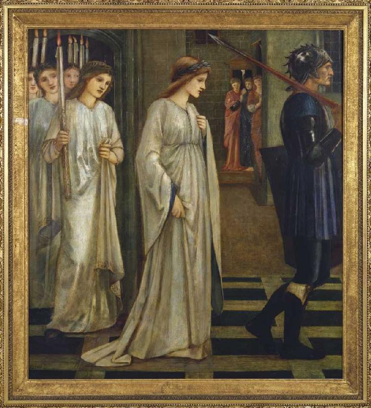 Prinzessin Sabra wird zum Drachen geführt de Sir Edward Burne-Jones