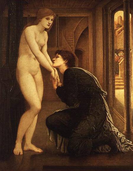 The Soul Attains, from the 'Pygmalion and the Image' series de Sir Edward Burne-Jones