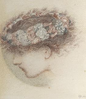 Study for head of Cupid