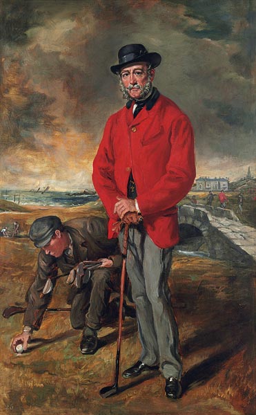 Retrato de John Whyte-Melville, Bennochy y Strathkinness (1797-1883) de Sir Francis Grant