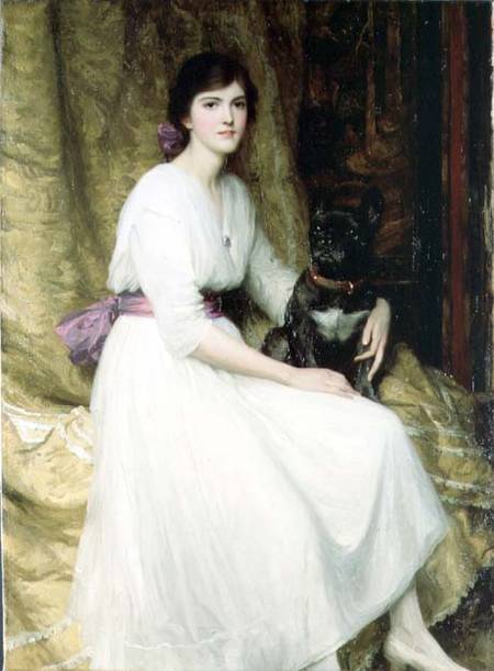 Portrait of Miss Dorothy Dicksee de Sir Frank Dicksee