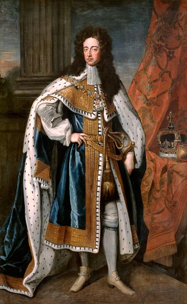 Portrait of William III (1650-1702) of Orange de Sir Godfrey Kneller