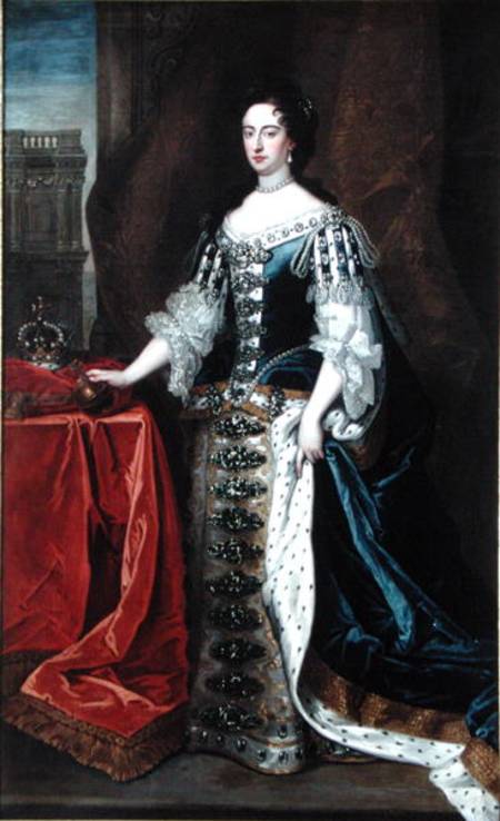 Portrait of Queen Mary (1662-94) de Sir Godfrey Kneller
