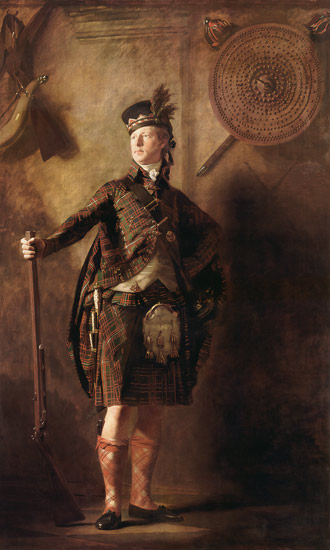 Portrait Alastair MacDonell of Glengarry. de Sir Henry Raeburn