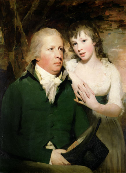 Sir Alexander Don with his daughter Elizabeth de Sir Henry Raeburn