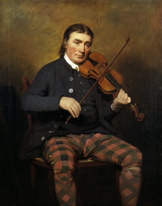 Portrait of the Violinist and composer Niel Gow (1727-1807) de Sir Henry Raeburn