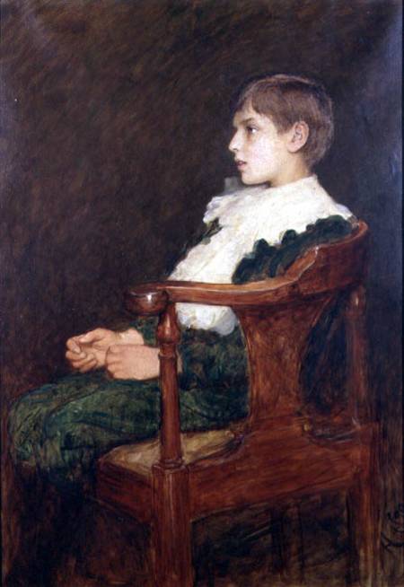 Portrait of the Artist's Son Lorenz de Sir Hubert von Herkomer