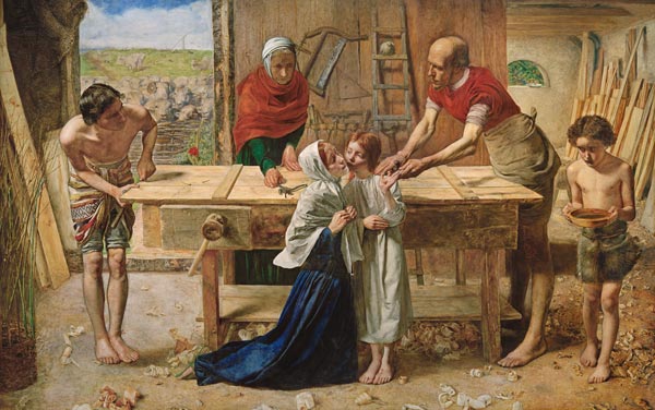 Christ in the house of his parents de Sir John Everett Millais
