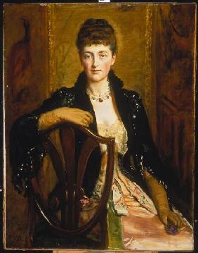 Portrait Of Alice Sophia Caroline Wortley, The Artists Third Daughter