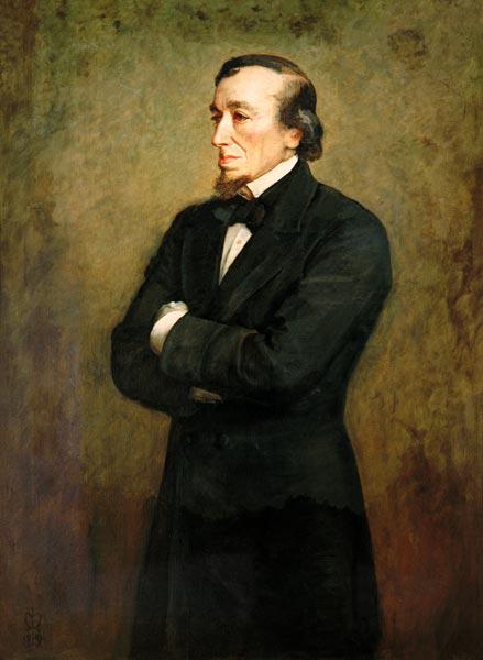 Portrait of Benjamin Disraeli (1804-1881) Earl of Beaconsfield