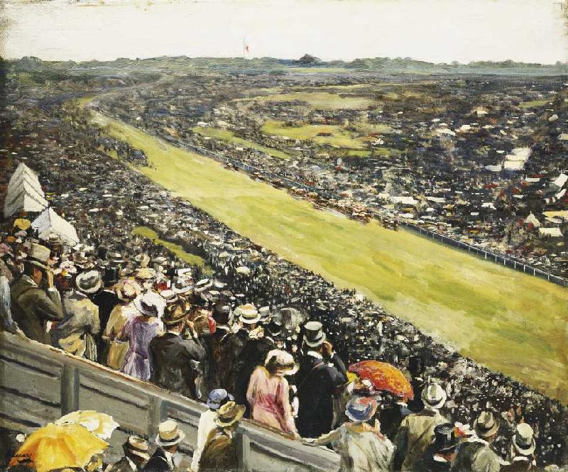 The Derby de Sir John Lavery