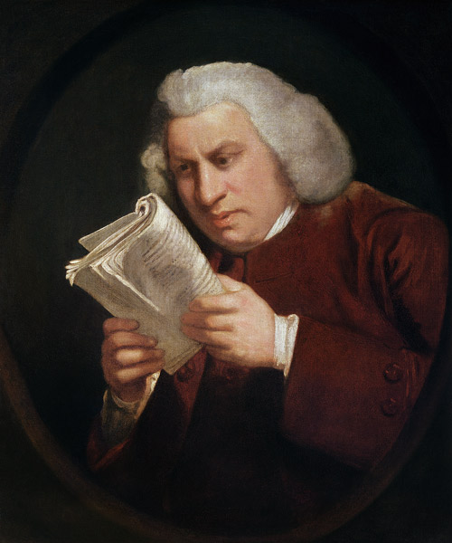 Dr. Johnson (1709-84) de Sir Joshua Reynolds