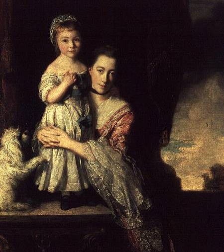 Georgiana, Countess Spencer with Lady Georgiana Spencer de Sir Joshua Reynolds