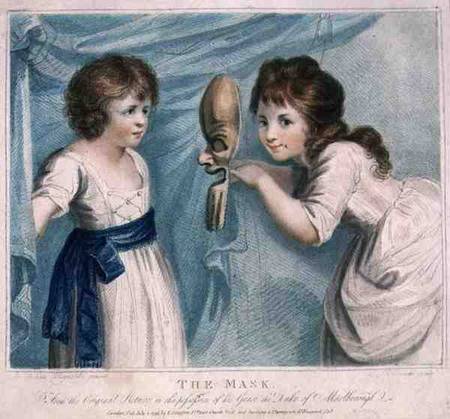 The Mask, engraved by Luigi Schiavonetti (1765-1810), pub. by T. Simpson and Darling & Thompson, 179 de Sir Joshua Reynolds