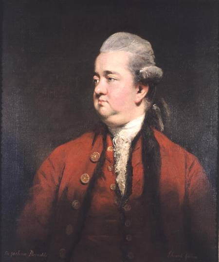 Portrait of Edward Gibbon (1737-94) de Sir Joshua Reynolds
